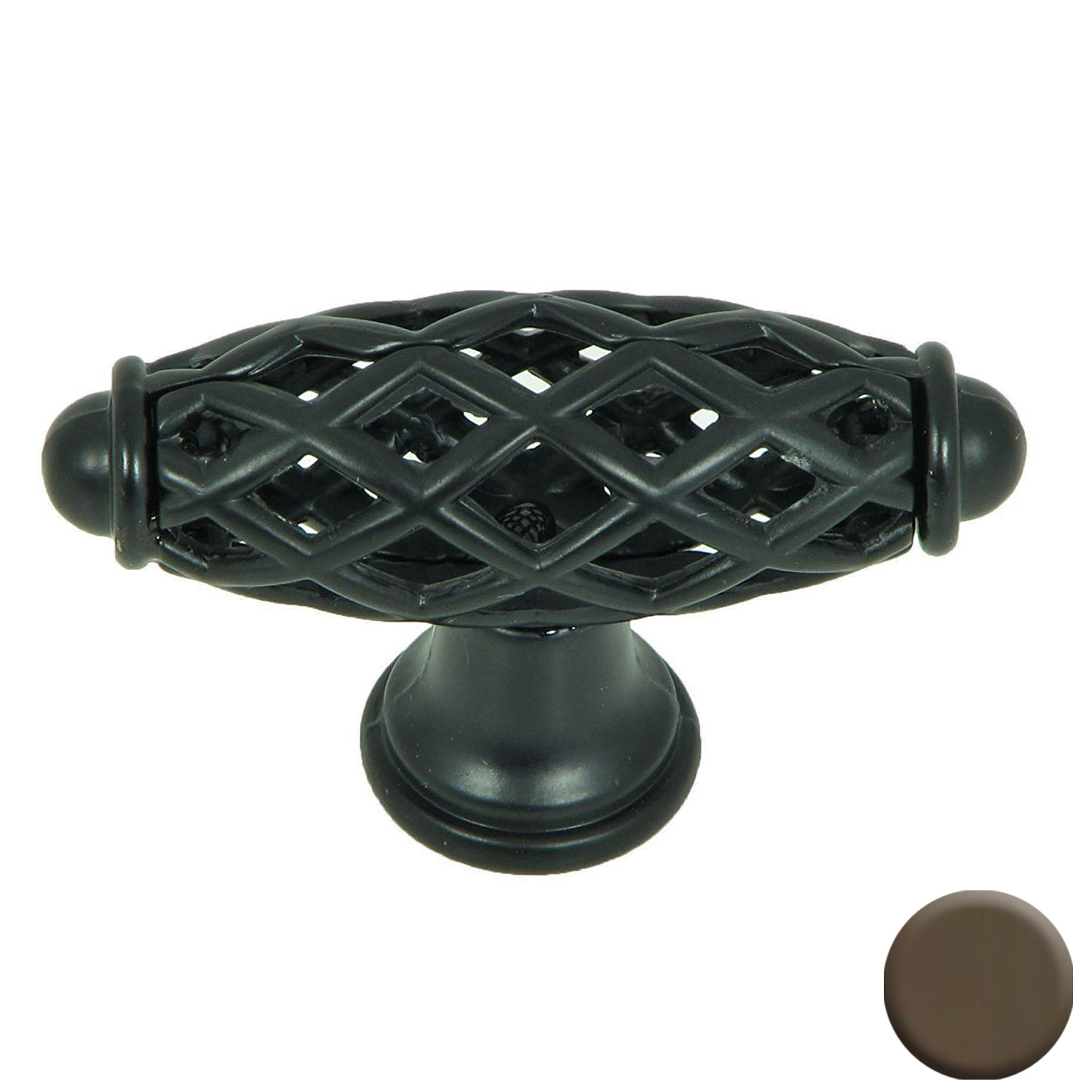 Hopewell 2-1/4" Cabinet Knob in Oil Rubbed Bronze